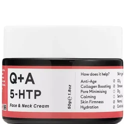 Q+A - 5-HTP - Face&Neck Cream - Ujędrniający Krem do Twarzy i Szyi z Aminokwasem 5-HTP - 50ml