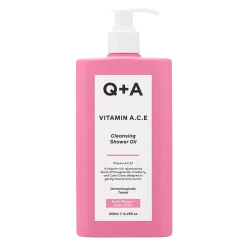 Q+A - Vitamin A.C.E Shower Oil - Odżywczy Olejek do Mycia Ciała z Witaminami A.C.E - 250ml