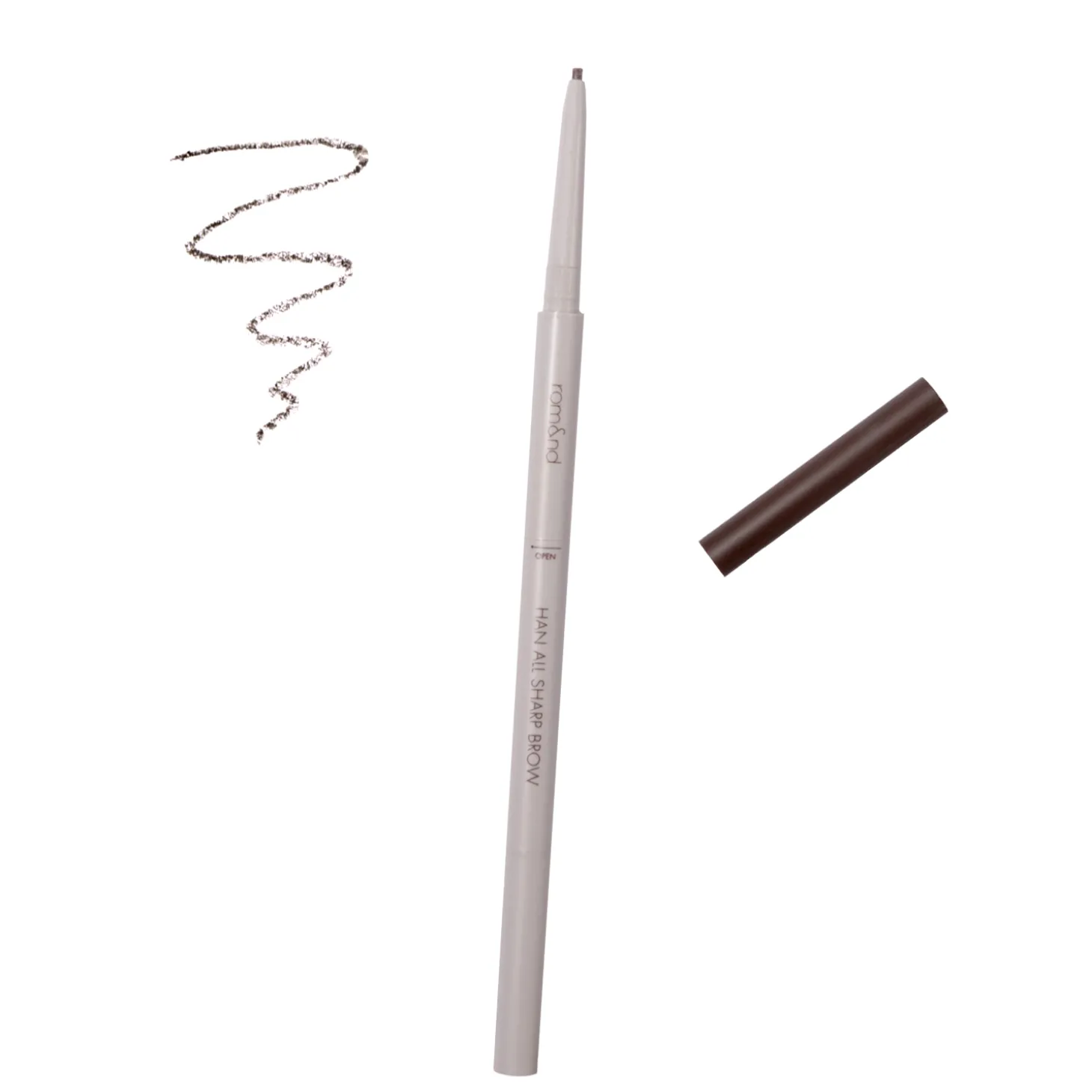 Rom&nd - Han All Sharp Brow - Kredka do Brwi - W1 Gentle Brown - 0,24g