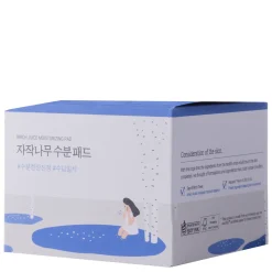 Round Lab - Birch Juice Moisturizing Pad - Kojące Płatki do Twarzy - 80szt