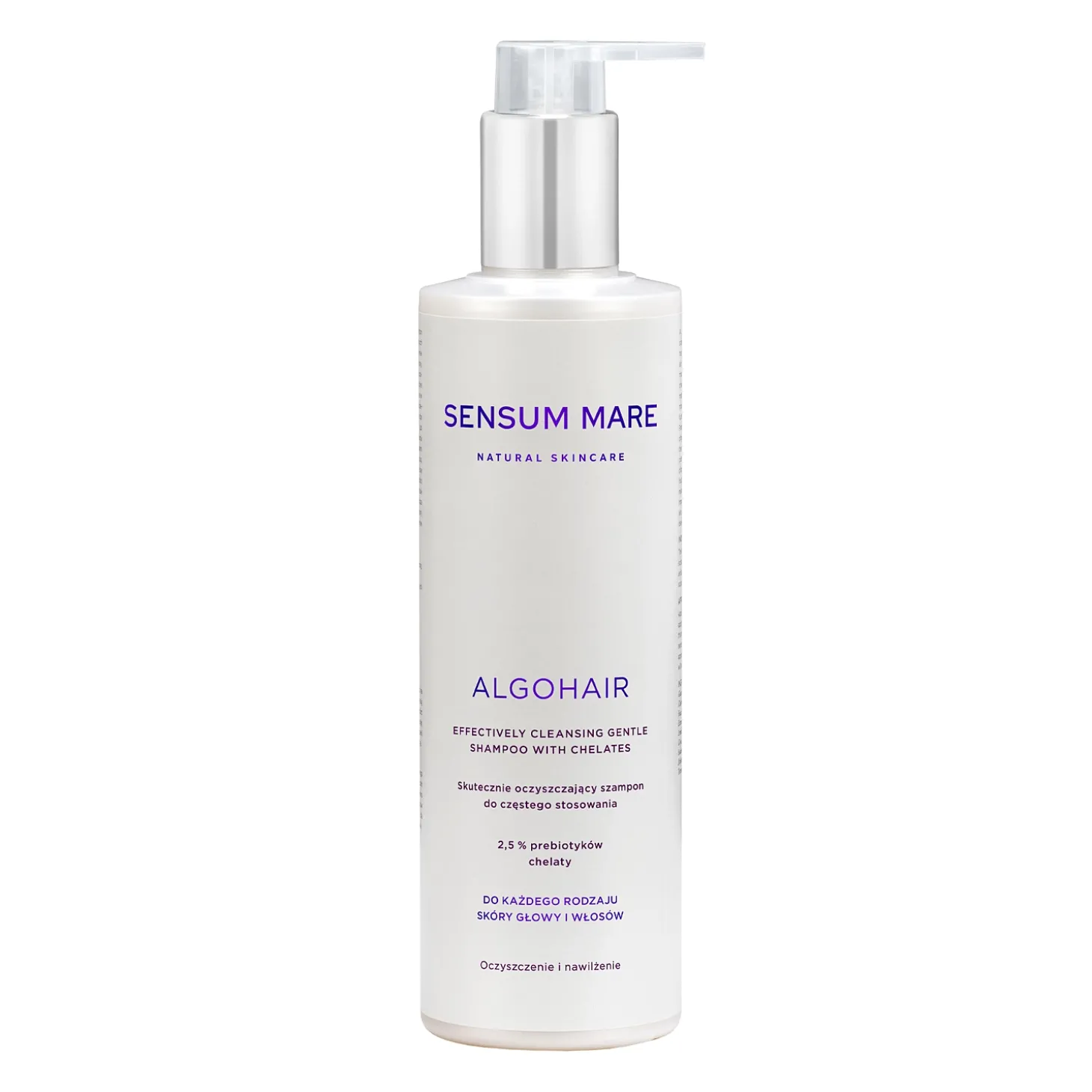 Sensum Mare - Algohair - Effctively Cleansing Gentle Shampoo with Chelates - Skutecznie Oczyszczający Szampon do Częstego Stosowania - 250ml