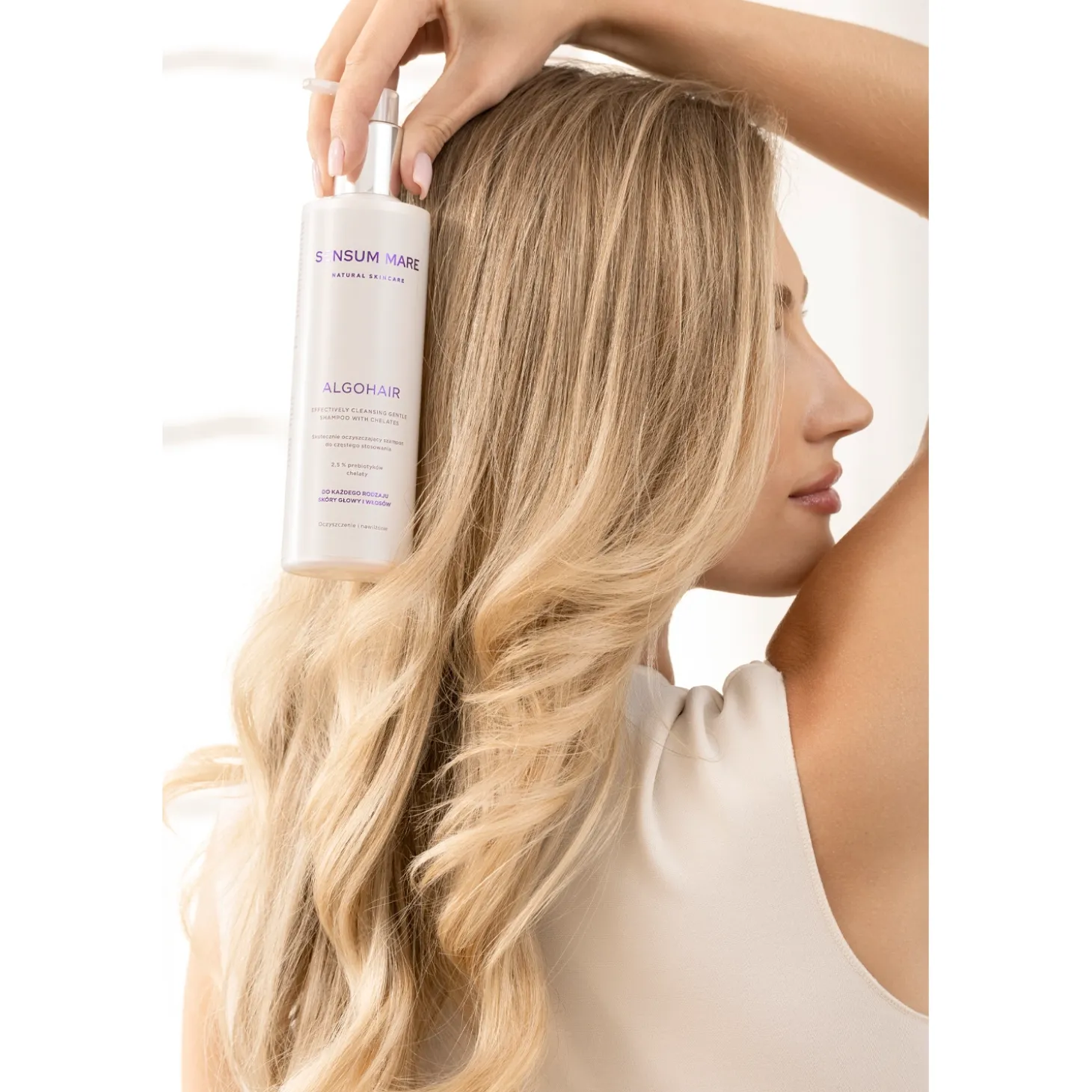 Sensum Mare - Algohair - Effctively Cleansing Gentle Shampoo with Chelates - Skutecznie Oczyszczający Szampon do Częstego Stosowania - 250ml