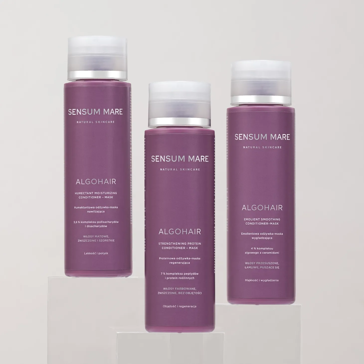 Sensum Mare - Algohair - Humectant Moisturizing Conditioner-Mask - Humektantowa Odżywka-Maska Nawilżająca - 250ml
