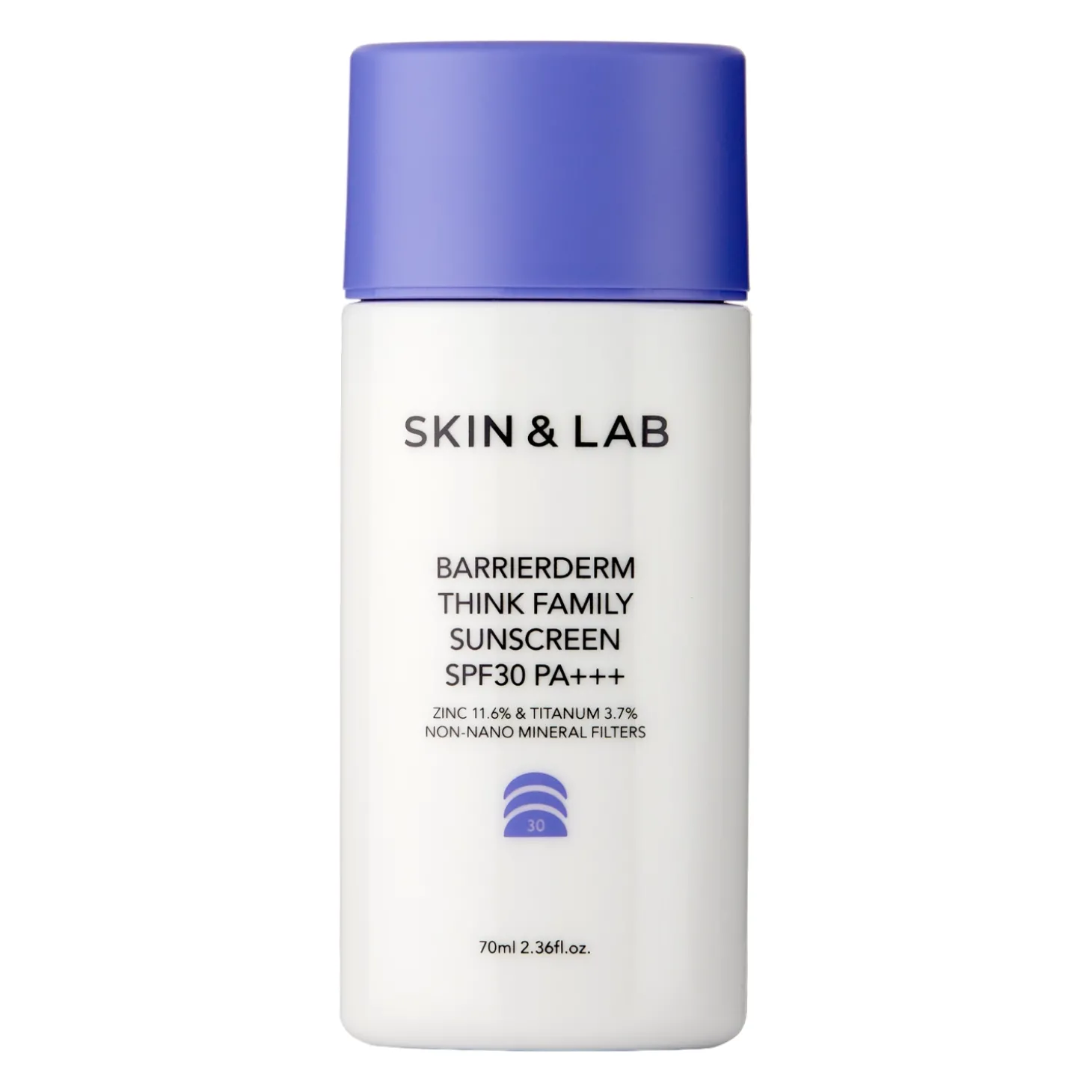 Skin&Lab - Barrierderm Think Family Sunscreen - Krem do Twarzy i Ciała z Filtrami Fizycznymi - 70ml
