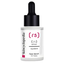 Skincyclopedia - Face Serum 1% Retinol + Squalane - Przeciwstarzeniowe Serum do Twarzy - 30ml