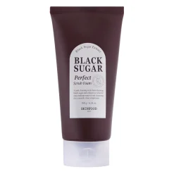 Skinfood - Black Sugar Perfect Scrub Foam - Wygładzająca Pianka do Mycia Twarzy - 180ml