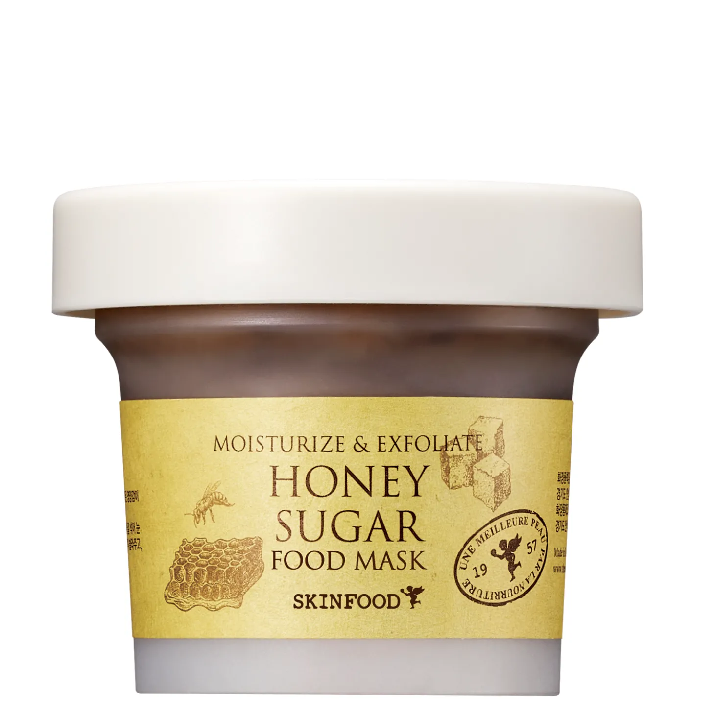 Skinfood - Honey Sugar Food Mask - Maska do Twarzy Złuszczająco-Odżywcza - 120g