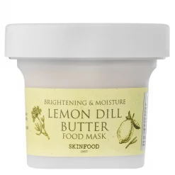 Skinfood - Lemon Dill Butter Food Mask - Cytrynowa Maska Rozświetlająco-Nawilżająca - 120g