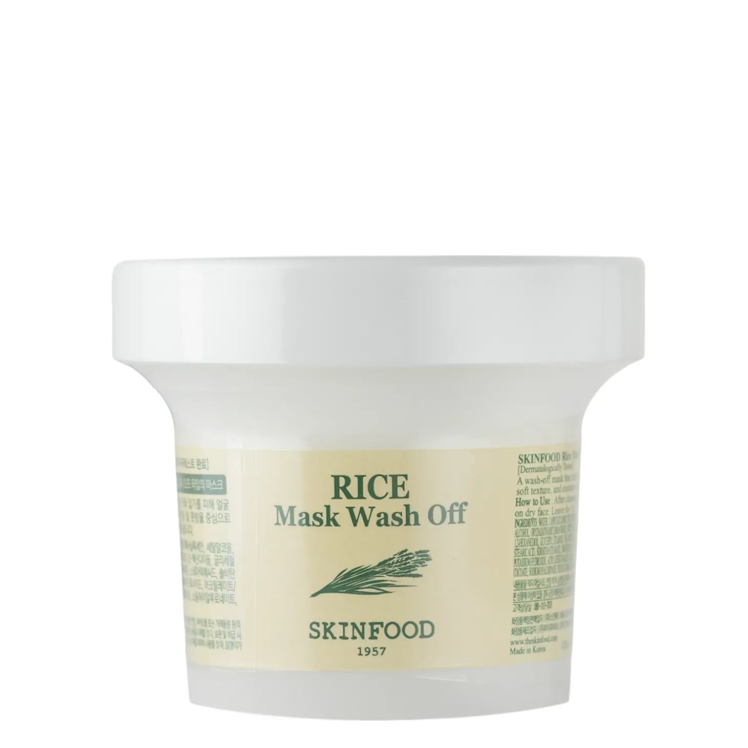 Skinfood - Rice Mask Wash Off - Rozjaśniająca Maska do Twarzy z Ryżem - 120g