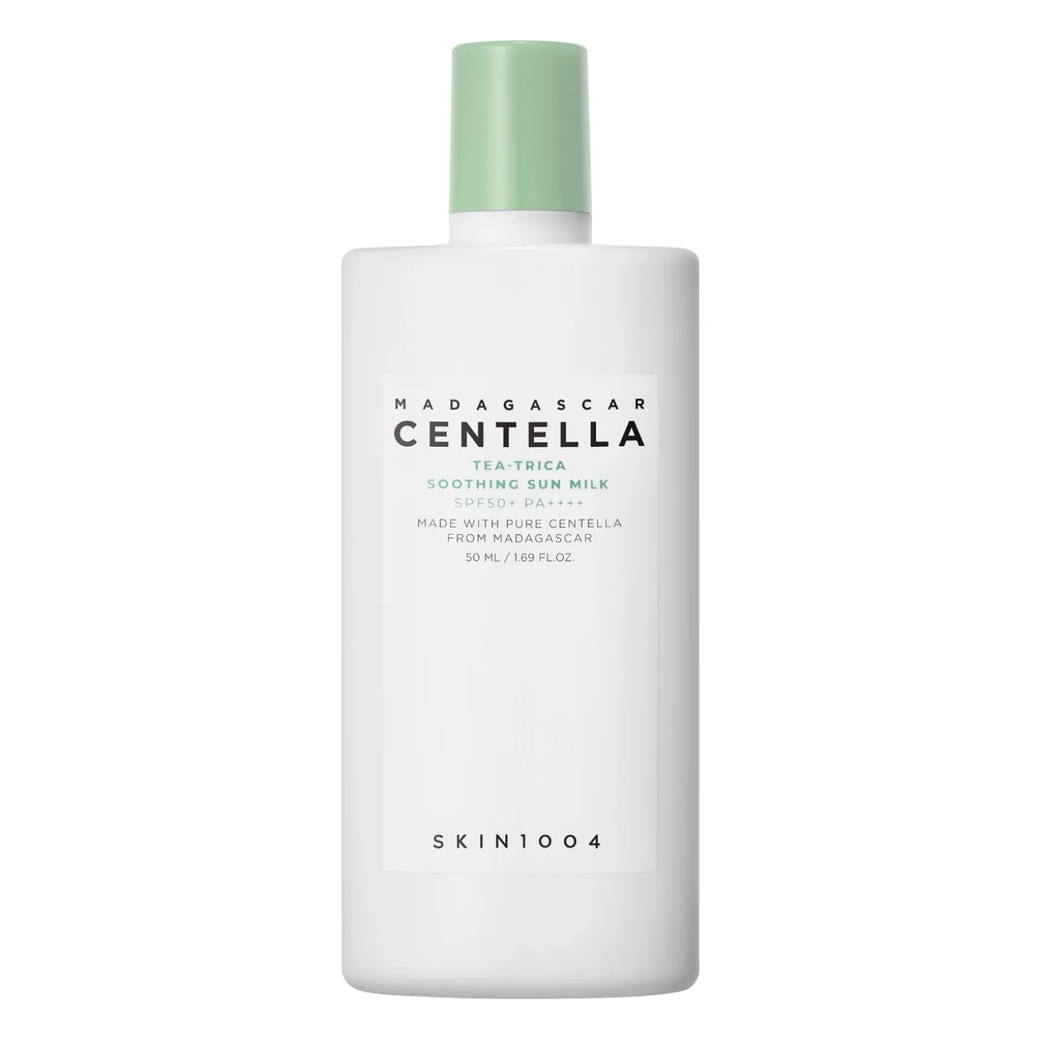 SKIN1004 - Madagascar Centella Tea-Trica Soothing Sun Milk SPF50+ PA++++ - Lekki Krem z Filtrem - 50ml