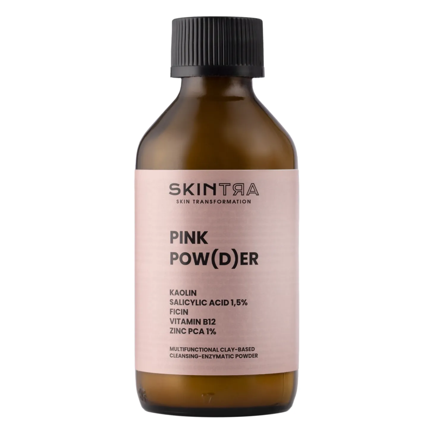 SkinTra - Pink Pow(d)er - Wielofunkcyjny Puder Oczyszczająco-Enzymatyczny Na Bazie Glinki - 40g