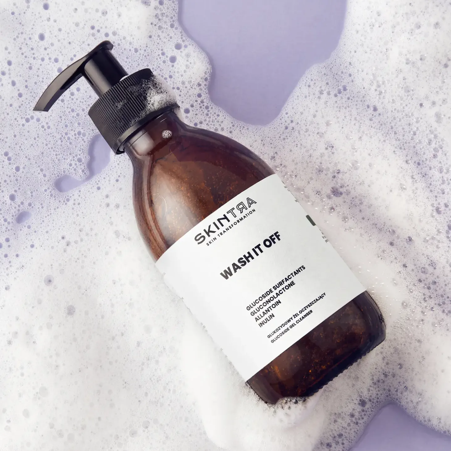 SkinTra - Wash It Off - Glukozydowy Żel Oczyszczający - 200ml
