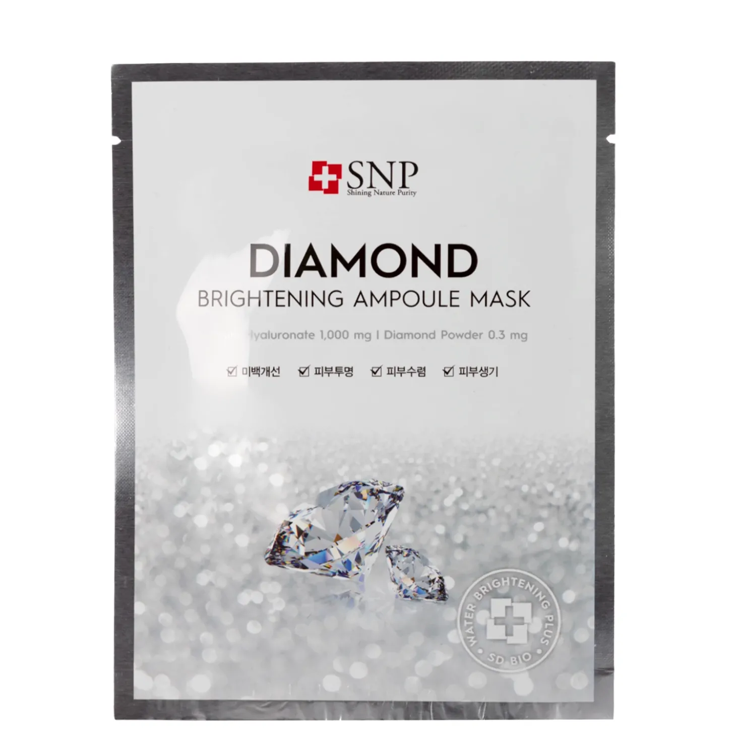 SNP - Diamond Brightening Ampoule Mask - Diamentowa Maska w Płachcie - 25ml