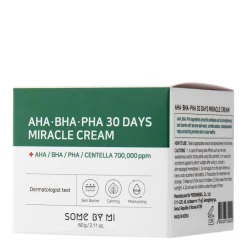 Some By Mi - AHA BHA PHA 30 Days Miracle Cream - Krem do Twarzy z Kwasami AHA, BHA i PHA - 60ml