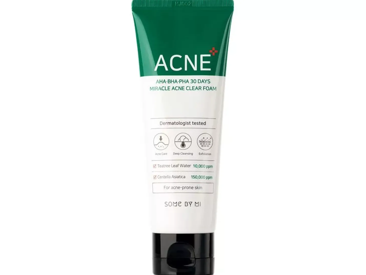 Some By Mi - AHA BHA PHA 30 Days Miracle Acne Clear Foam - Delikatna Pianka Oczyszczająca z Kwasami - 100ml
