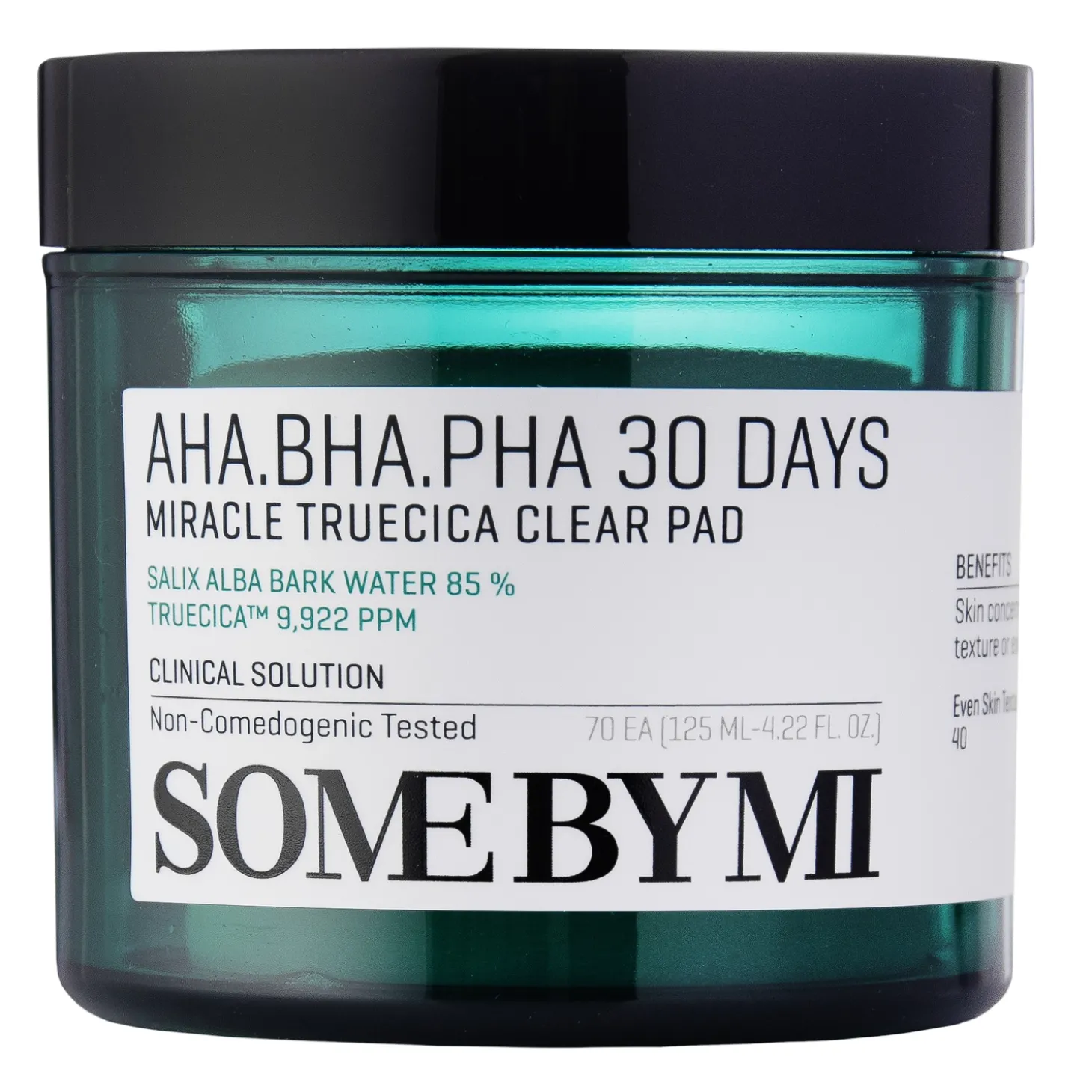 Some By Mi - AHA BHA PHA 30 Days Miracle Truecica Clear Pad - Złuszczające Płatki do Cery Problematycznej - 70szt