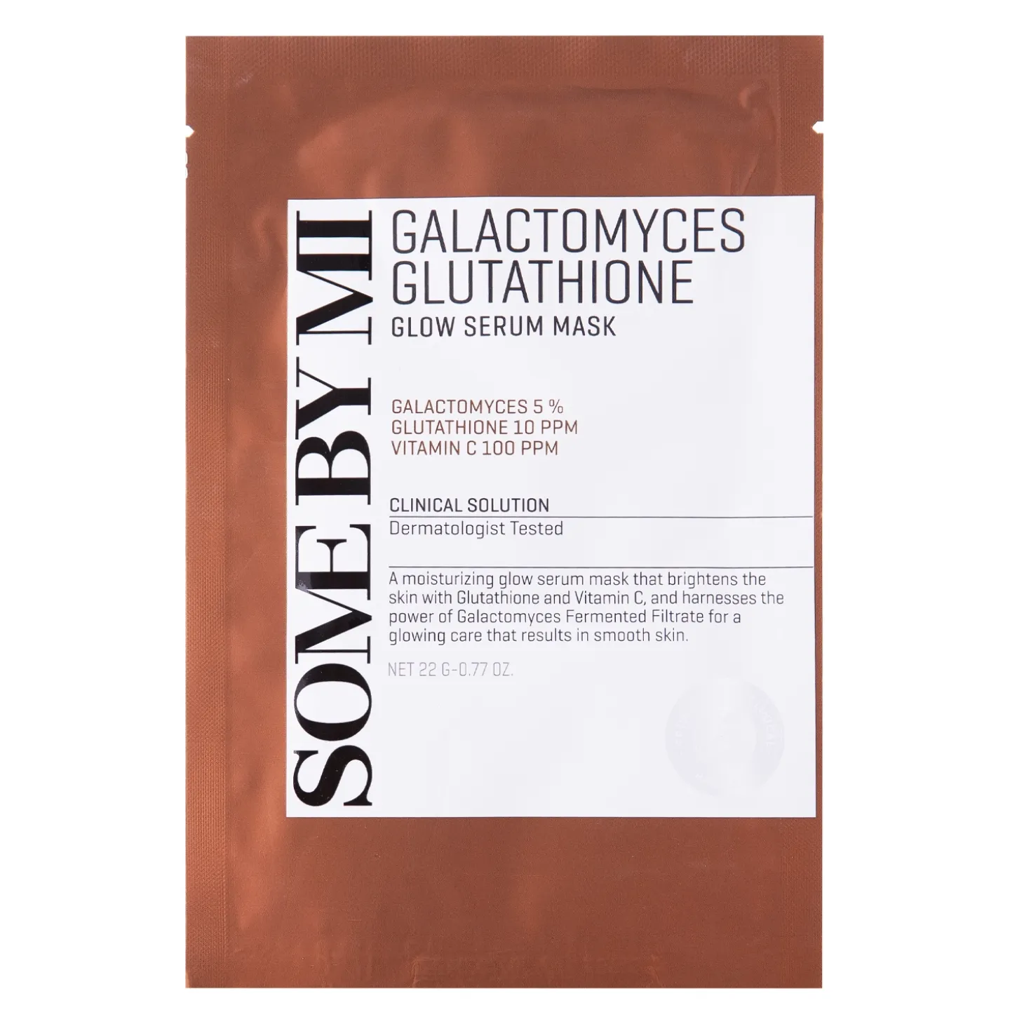 Some By Mi - Galactomyces Glutathione Glow Serum Mask - Rozświetlająca Maska w Płachcie - 22g