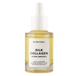 So Natural - Silk Collagen Glow Ampoule - Rozświetlająco-Odżywcze Serum do Twarzy - 30ml