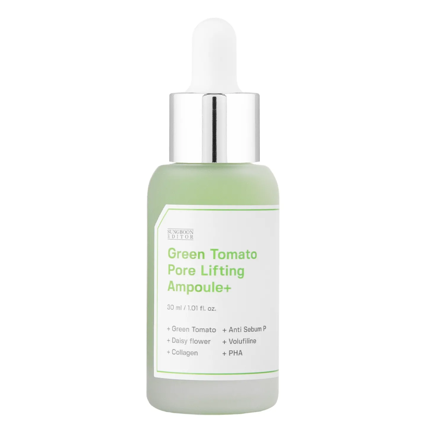 Sungboon Editor - Green Tomato Pore Lifting Ampoule + - Ampułka Zmniejszająca Widoczność Porów - 30ml