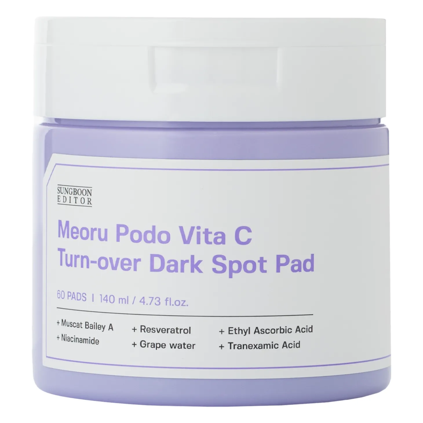 Sungboon Editor - Meoru Podo VitaC Dark Spot Pad - Rozjaśniające Płatki do Twarzy - 60szt/140ml