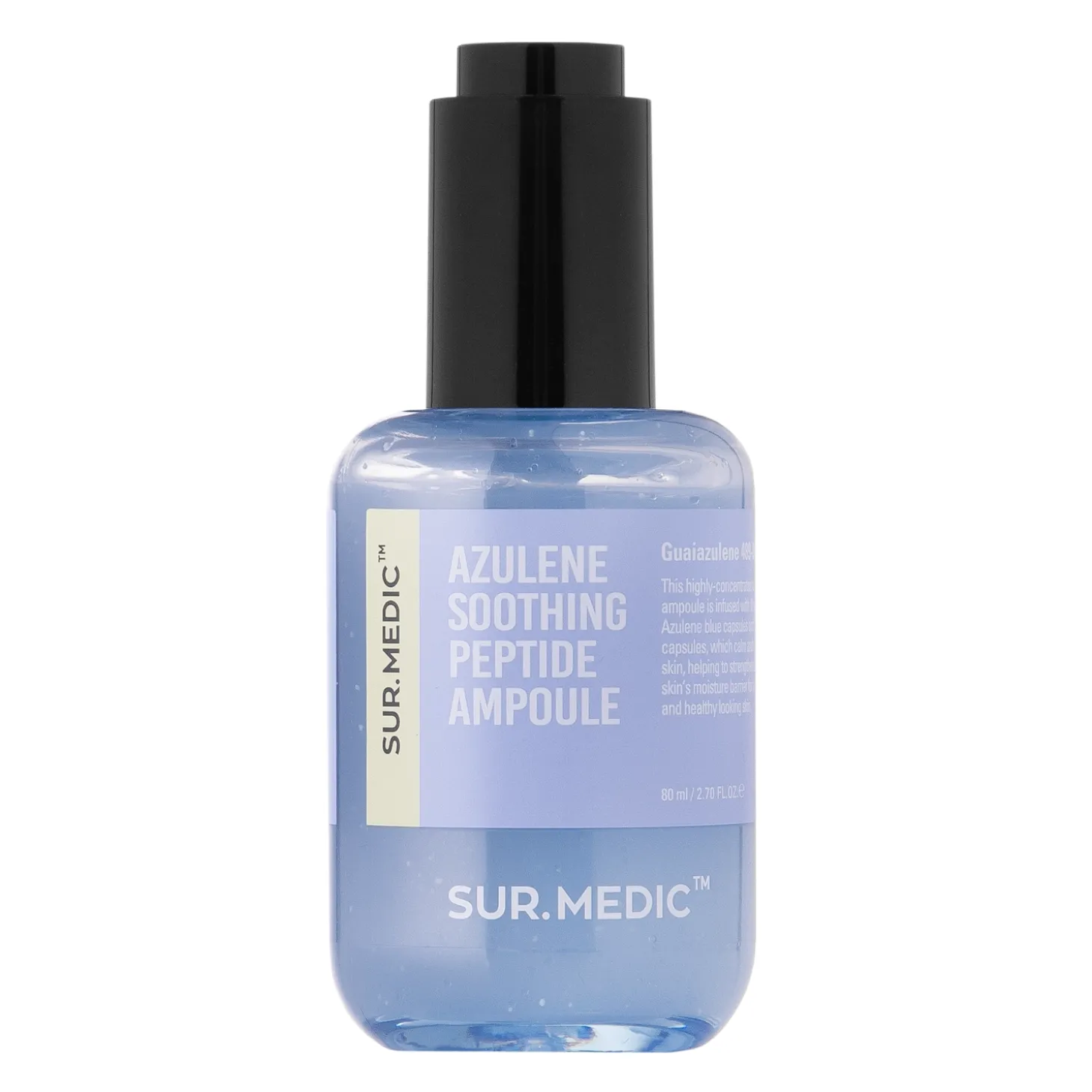 Sur.Medic+ - Azulene Soothing Peptide Ampoule - Kojąca Ampułka z Peptydami - 80ml