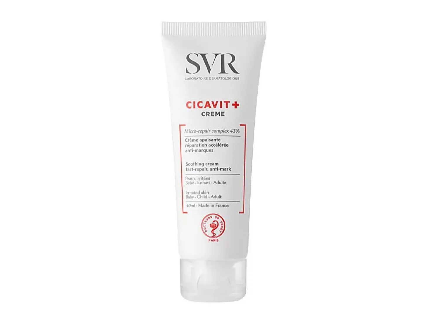 SVR - Cicavit+ Crème - Regenerujący Krem Przyspieszający Gojenie się Skóry - 40ml