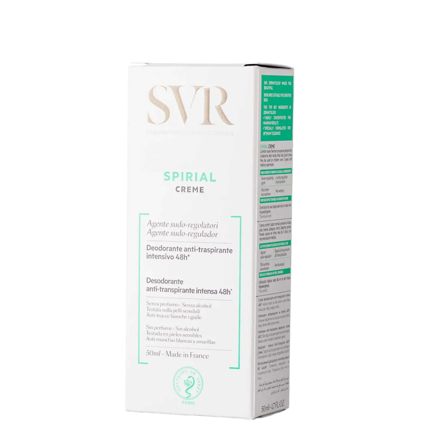 SVR - Spirial Creme - Dezodorant Antyperspiracyjny w Kremie - 50ml