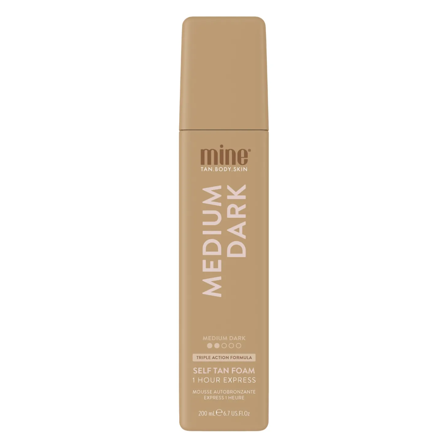 TanExpert - MineTan Medium Dark - Pianka Samoopalająca - 200ml