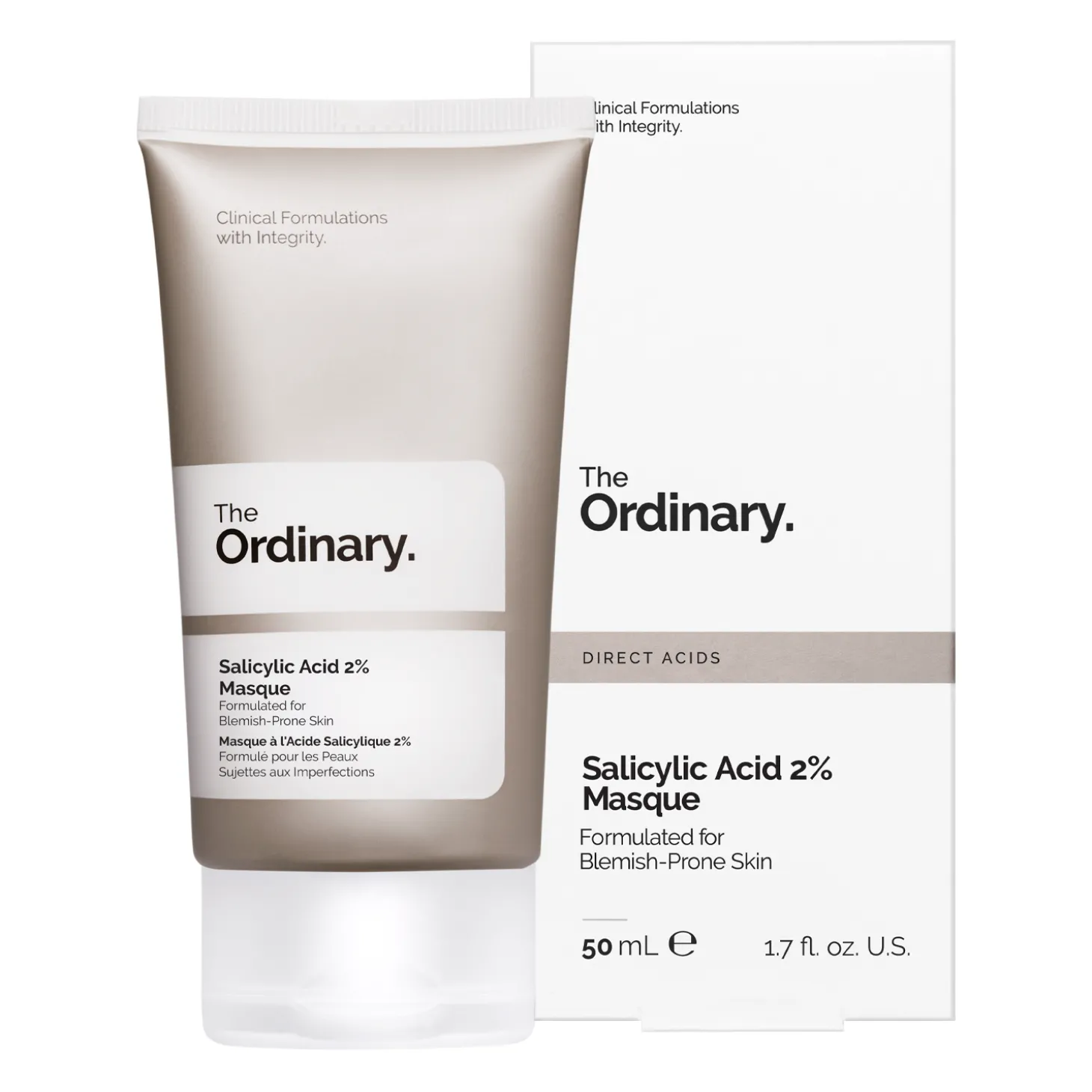 The Ordinary - Salicylic Acid 2% Masque - Maska Glinkowo-Węglowa z 2% Kwasem Salicylowym - 50ml