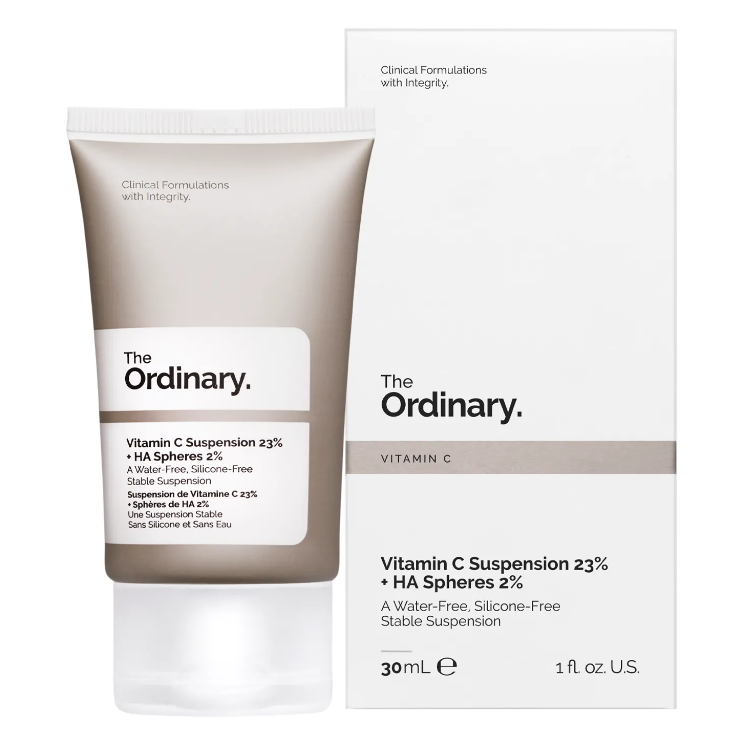 The Ordinary - Vitamin C Suspension 23% + HA Spheres 2% - Serum z 23% Witaminą C i 2% Kwasem Hialuronowym - 30ml