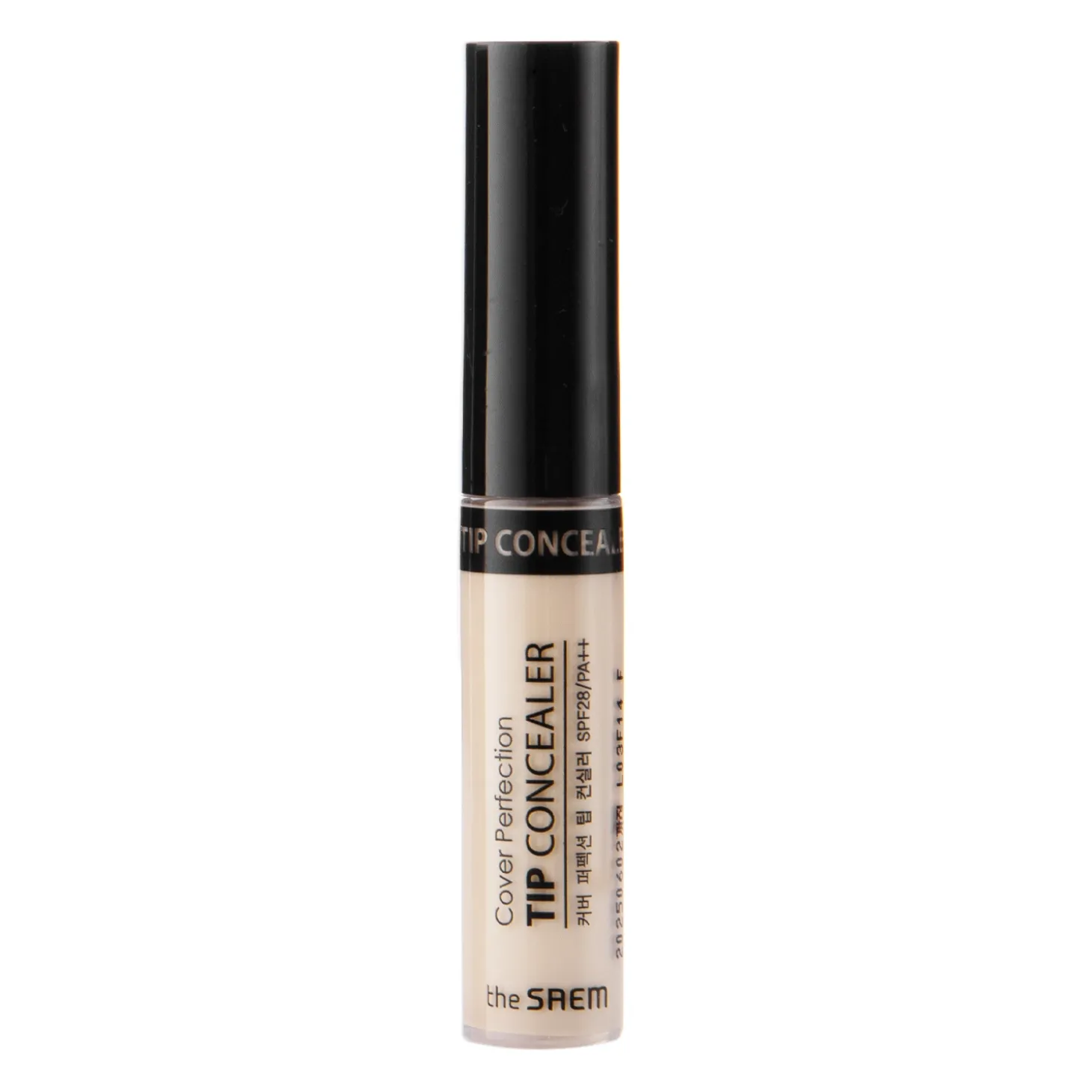 The Saem - Cover Perfection Tip Concealer - SPF 28/PA++ - Kryjący Korektor - Green Beige - 6,5ml
