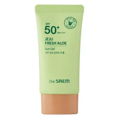 The SAEM - Jeju Fresh Aloe Sun Gel - SPF50+ PA++++ - Ochronny Krem do Twarzy z Aloesem - 50g