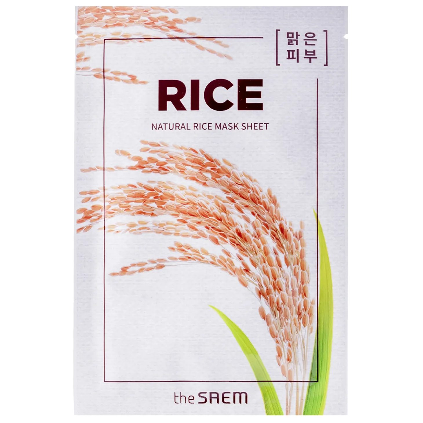 The Saem - Natural Rice Mask Sheet - Ryżowa Maska w Płachcie - 21ml