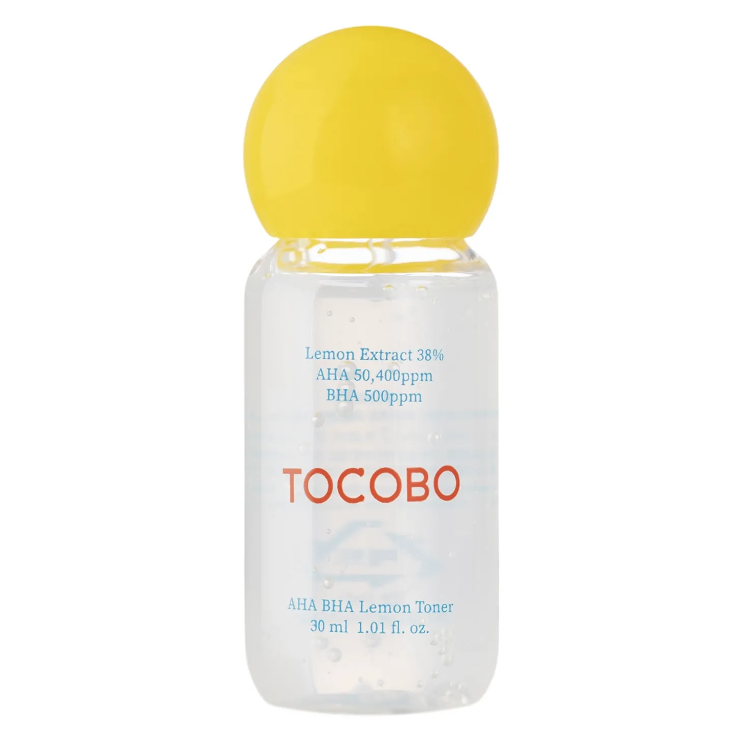 Tocobo - AHA BHA Lemon Toner - Tonik Cytrynowy z Kwasami AHA i BHA - 30ml