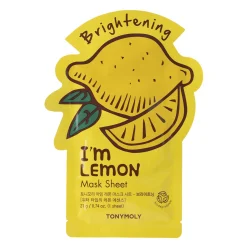 TonyMoly - I`m Real Lemon Mask Sheet Brightening - Rozświetlająca Maska do Twarzy w Płachcie - 1szt/21ml