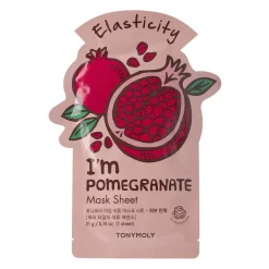 TonyMoly - I`m Real Pomegranate Mask Sheet Elasticity - Ujędrniająca Maska do Twarzy w Płachcie - 1szt/21ml