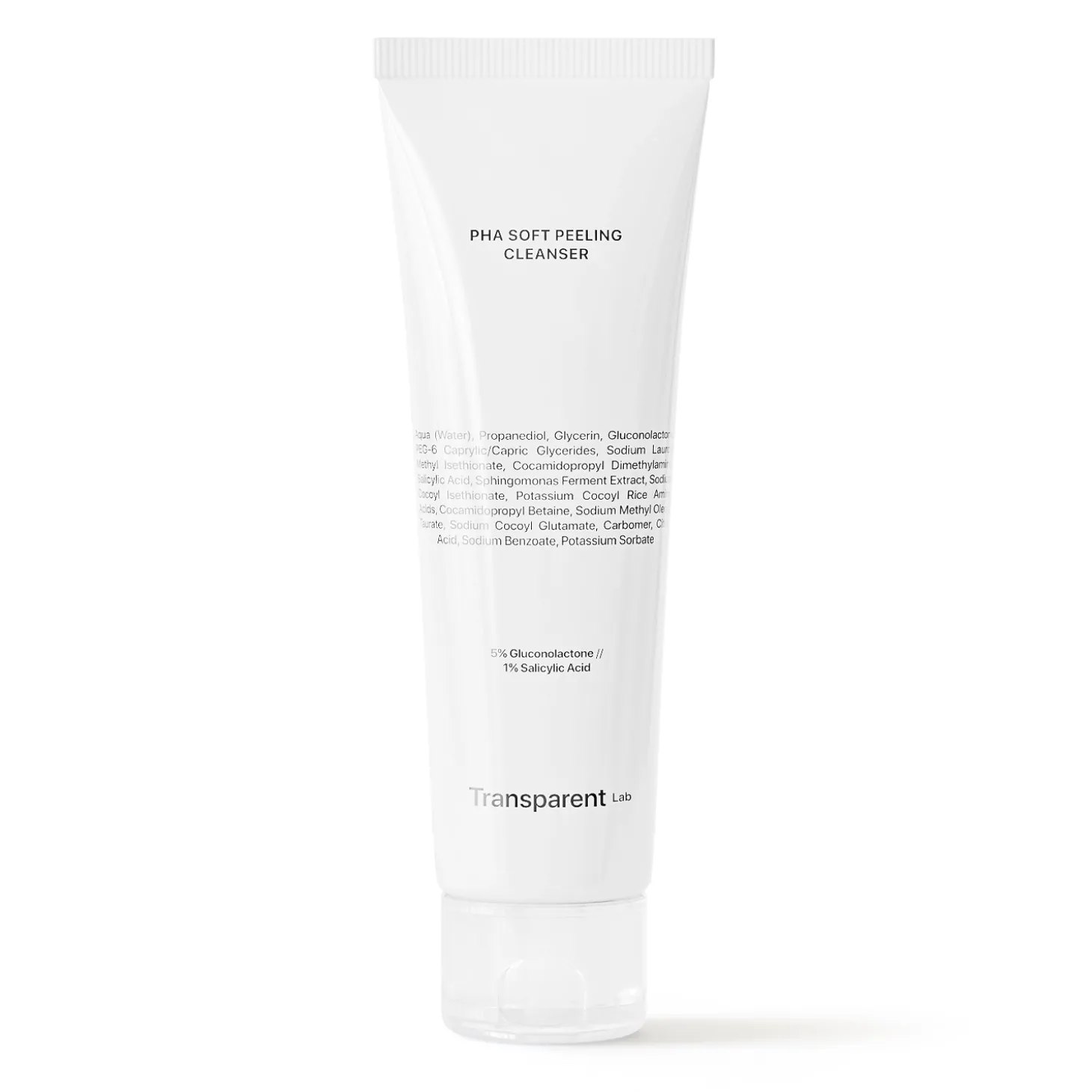 Transparent Lab - PHA Soft Peeling Cleanser - Oczyszczająco-Złuszczający Żel do Mycia Twarzy - 150ml