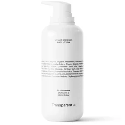 Transparent Lab - Vitamin Enriched Body Lotion - Kuracja do Ciała z Retinalem 0,06% - 400ml