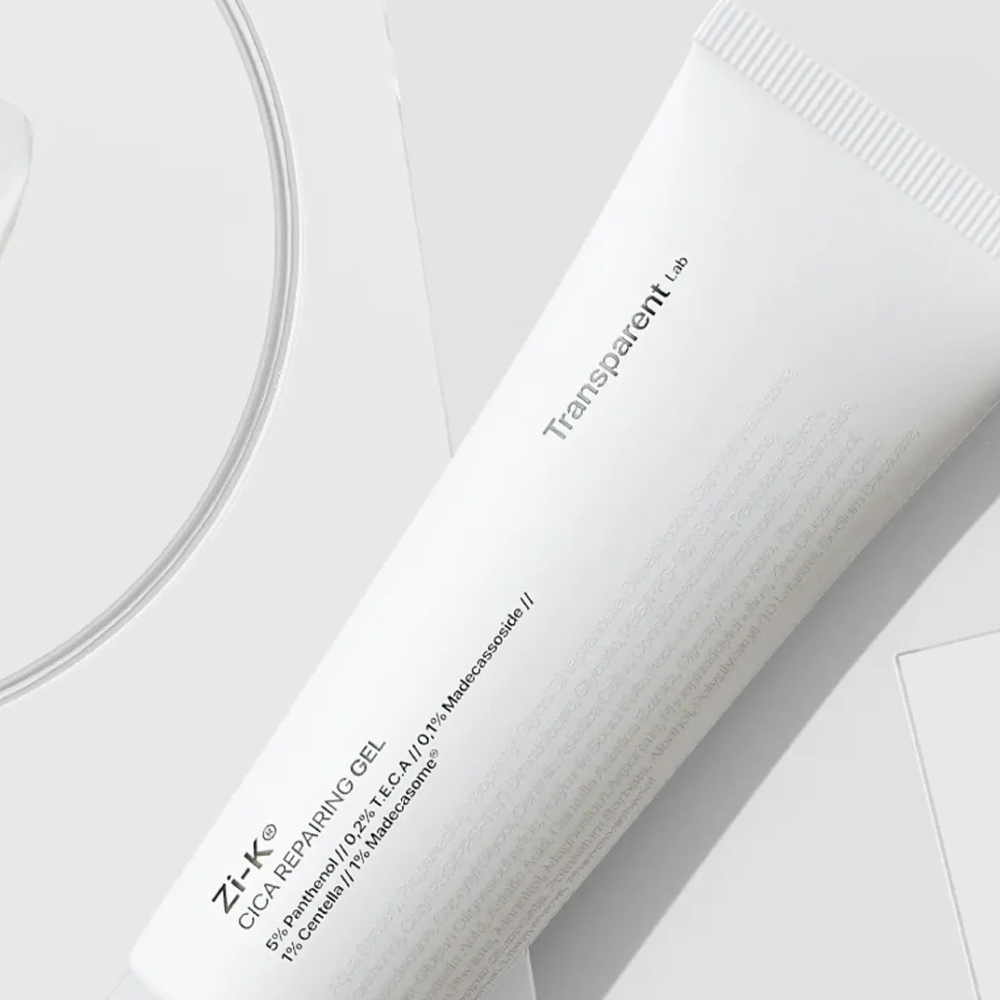 Transparent Lab - ZI-K Cica Repairing Gel - Regenerujący Żel do Twarzy i Ciała - 100ml