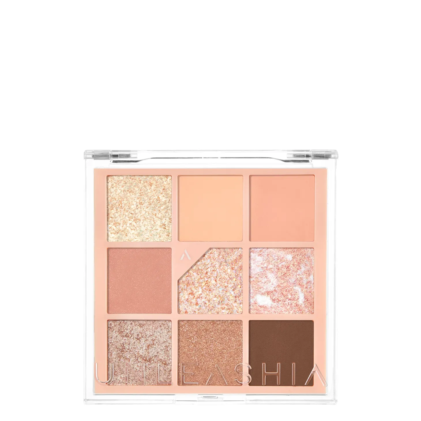 Unleashia - Glitterpedia Eye Palette - Paleta Wegańskich Cieni do Powiek - 3 All of Coralpink - 6,6g