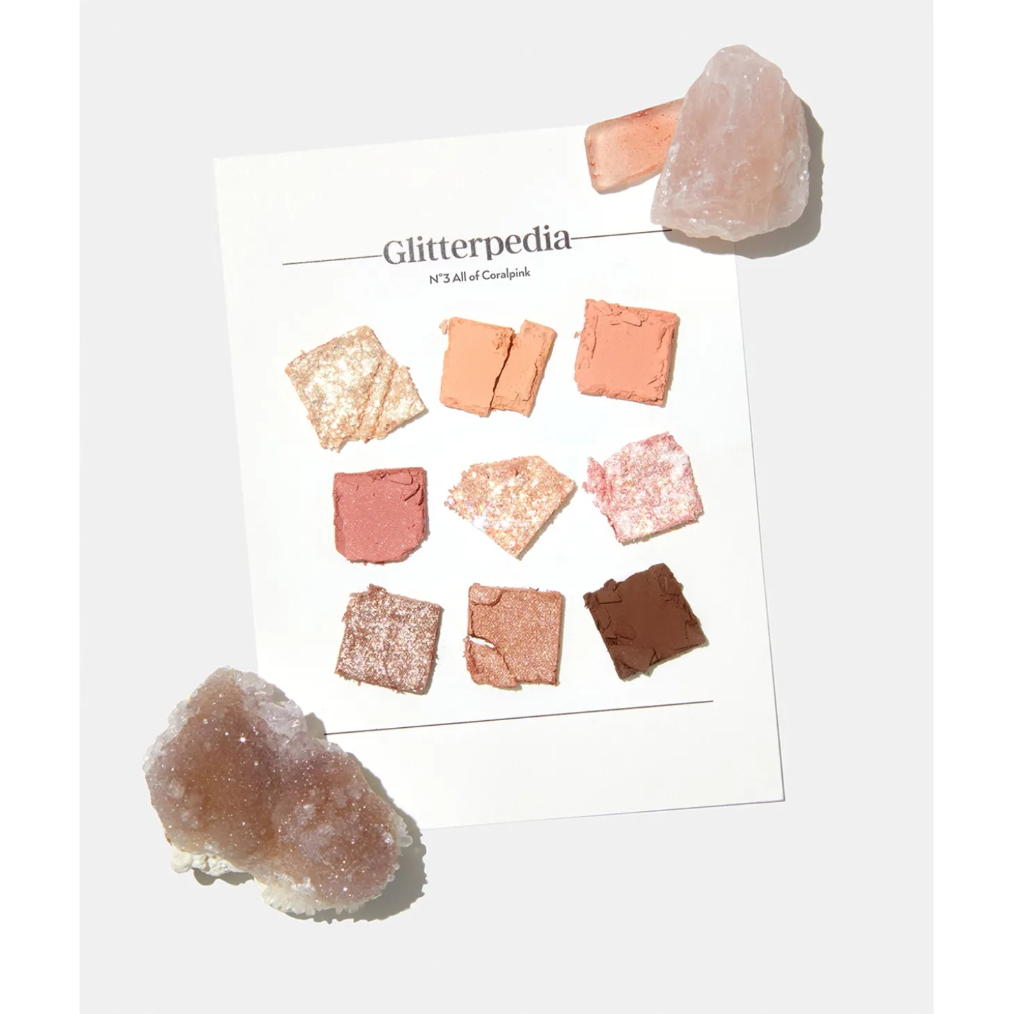 Unleashia - Glitterpedia Eye Palette - Paleta Wegańskich Cieni do Powiek - 3 All of Coralpink - 6,6g