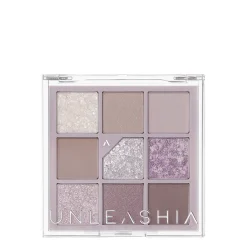 Unleashia - Glitterpedia Eye Palette - Paleta Wegańskich Cieni do Powiek - 4 All of Lavender Fog - 6,6g
