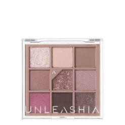 Unleashia - Glitterpedia Eye Palette - Paleta Wegańskich Cieni do Powiek - 5 All of Dusty Rose - 6,6g