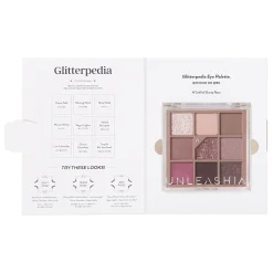 Unleashia - Glitterpedia Eye Palette - Paleta Wegańskich Cieni do Powiek - 5 All of Dusty Rose - 6,6g