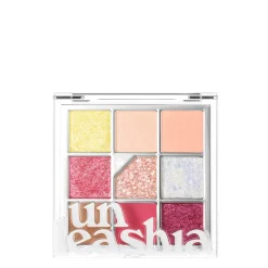 Unleashia - Glitterpedia Eye Palette - Paleta Wegańskich Cieni do Powiek - 7 All of Peach Ade - 6,6g