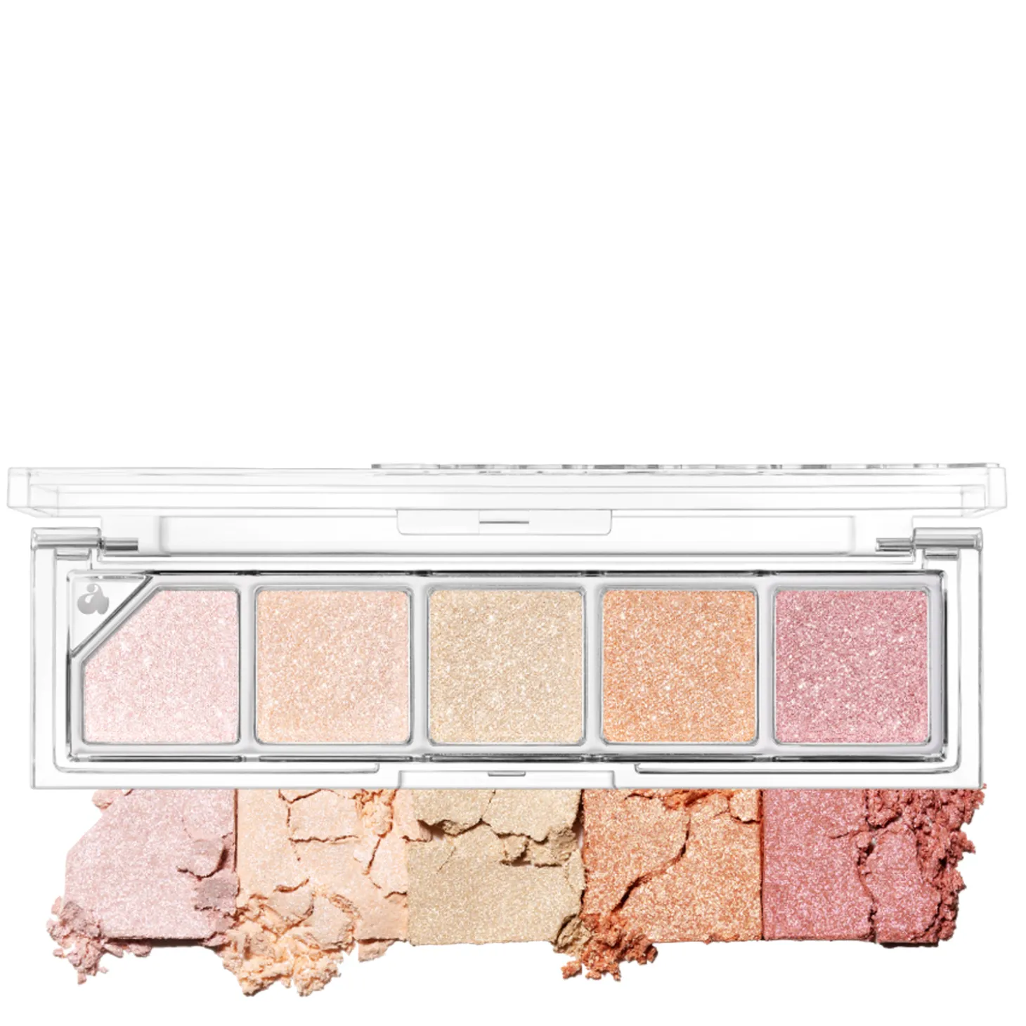 Unleashia - Mood Shower Face Palette - Paleta Cieni do Powiek - NO.100 Ballerina - 4g