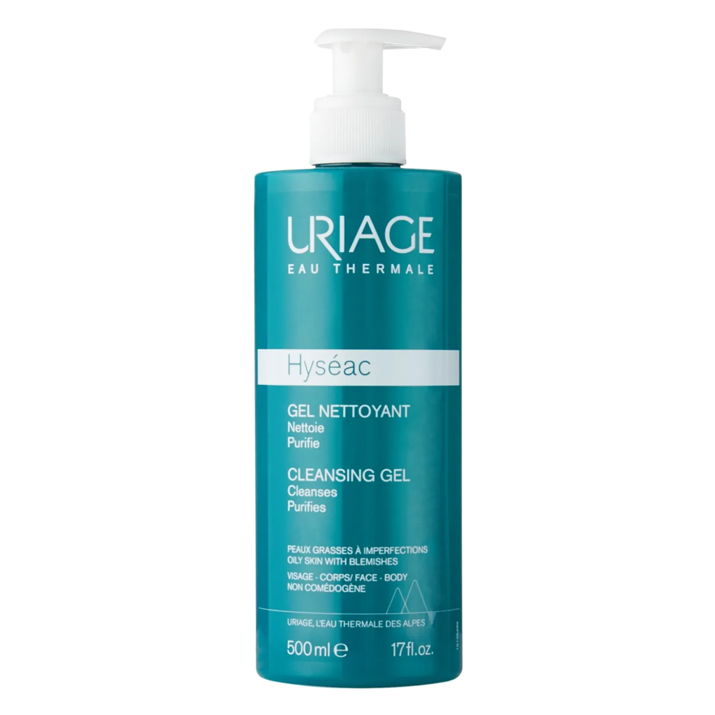 Uriage - Hyseac Gel Nettoyante - Oczyszczający Żel do Twarzy i Ciała - 500ml