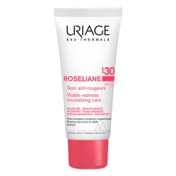 Uriage - Roseliane Crème SPF30 - Krem z Filtrem do Skóry Naczyniowej - 40ml