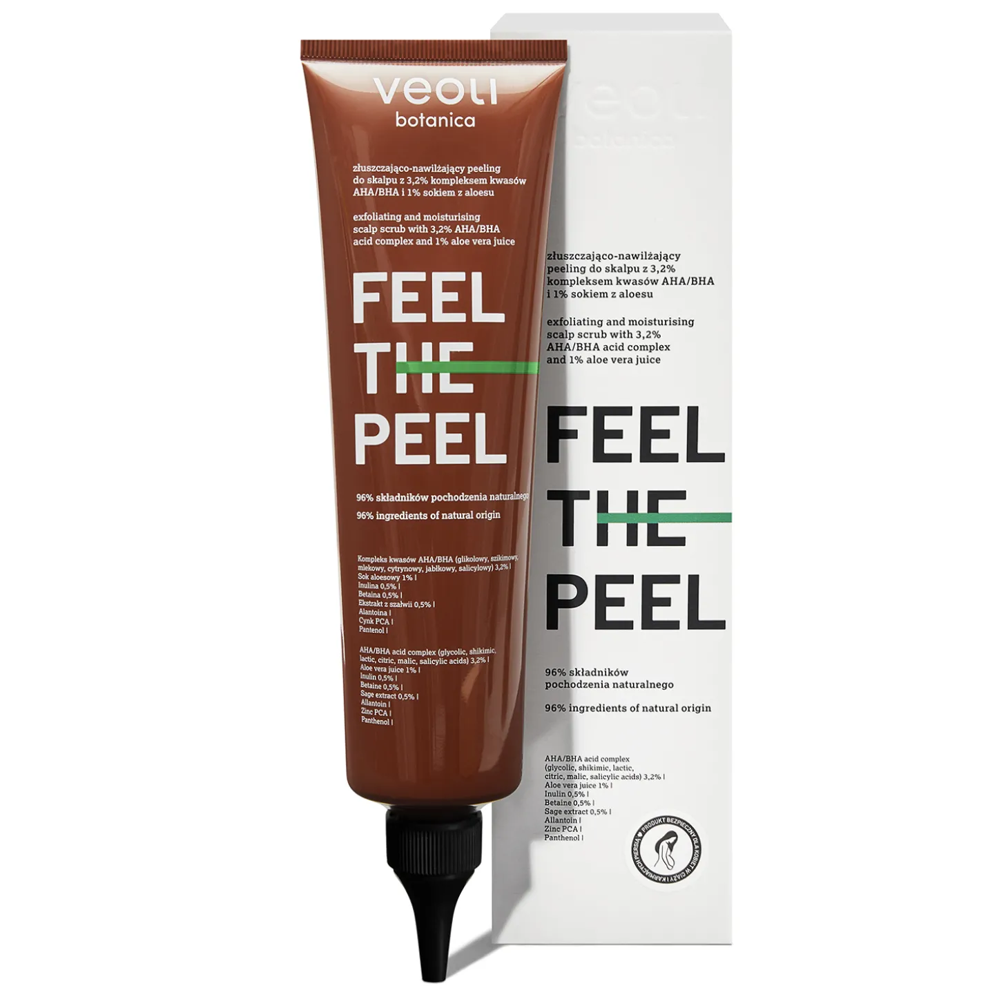 Veoli Botanica - Feel The Peel - Złuszczająco-Nawilżający Peeling do Skalpu - 150ml