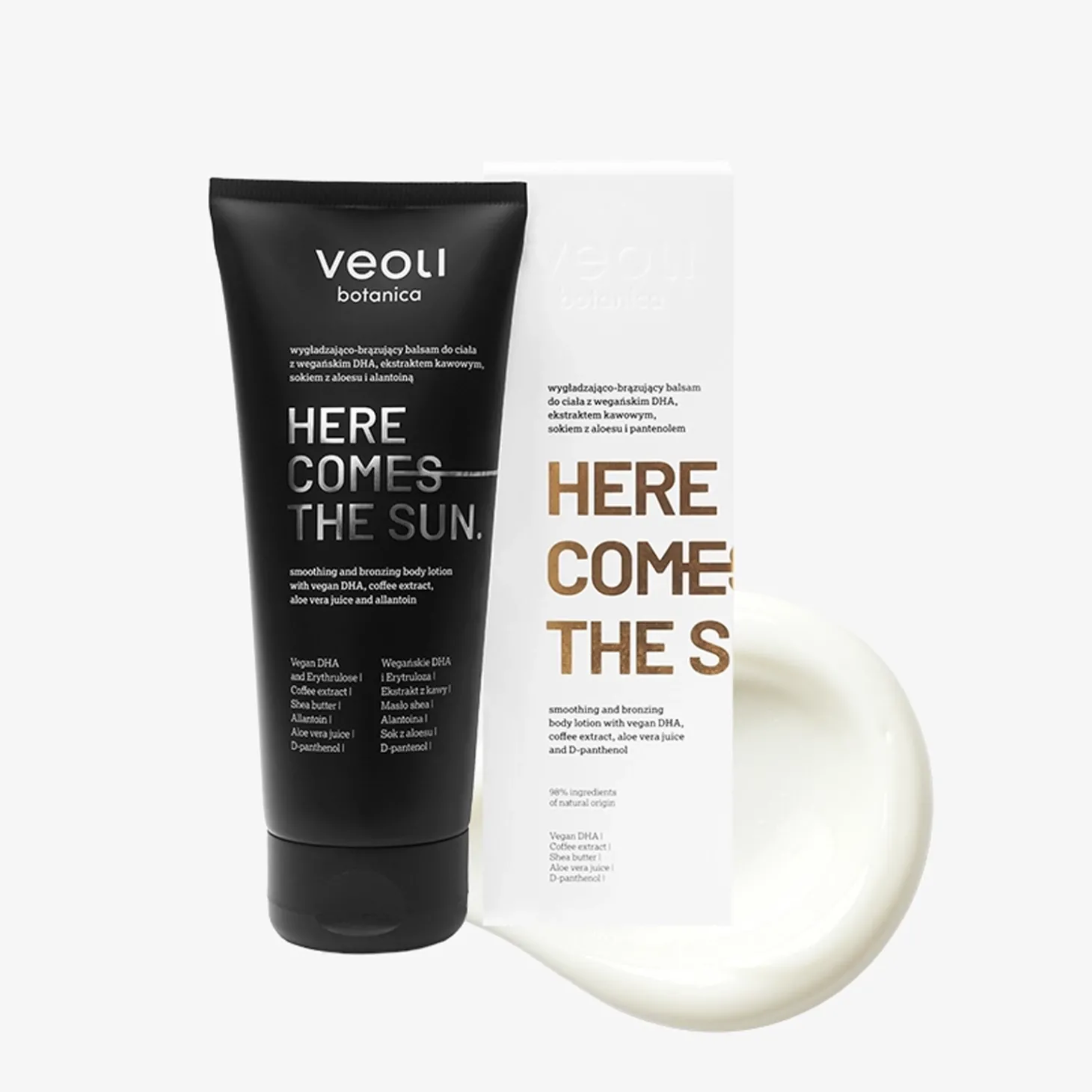 Veoli Botanica - Here Comes The Sun - Wygładzająco-Brązujący Balsam do Ciała - 200ml